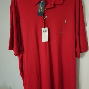 Ralph Lauren Polo Interlock shirt Performance shirt Red